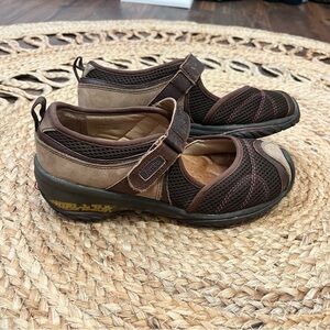 JAMBU Cascade Brown Leather Mary Jane Casual Shoes Womens Size US 6